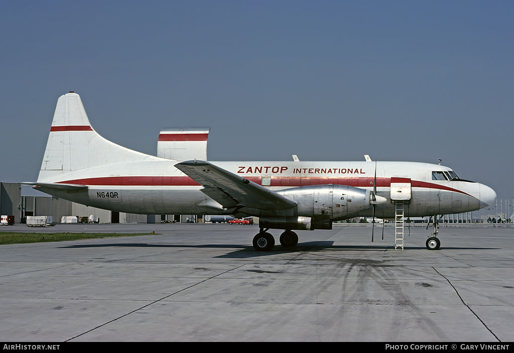 Aircraft Photo of N640R | Convair 640/F | Zantop International Airlines | AirHistory.net #52085
