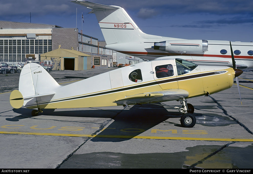 Aircraft Photo of N74482 | Bellanca 14-13-3 Cruisair Senior | AirHistory.net #52087