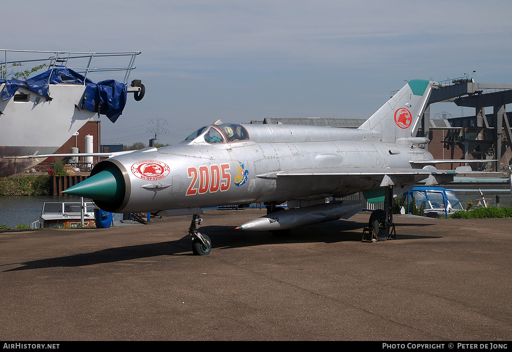 Aircraft Photo of 2005 | Mikoyan-Gurevich MiG-21M | ValkenPower Dumpstore | AirHistory.net #52090