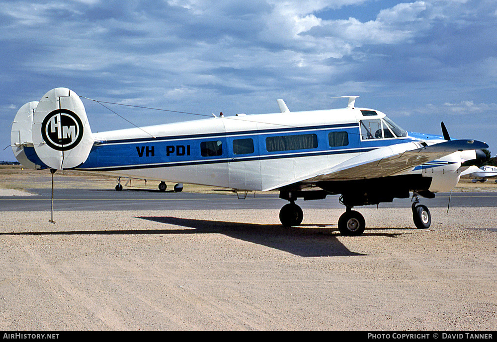 Aircraft Photo of VH-PDI | Beech H18 Tri-Gear | HeliMuster - HM | AirHistory.net #52120