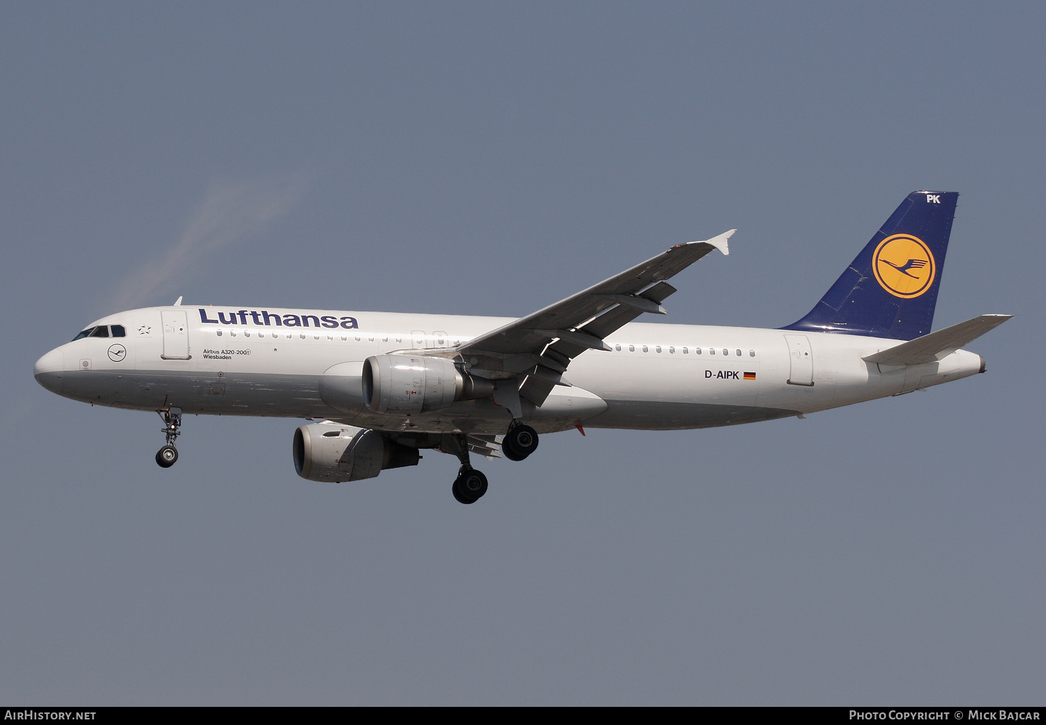 Aircraft Photo of D-AIPK | Airbus A320-211 | Lufthansa | AirHistory.net #52122