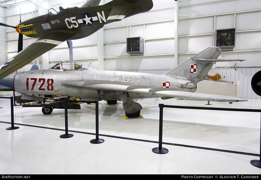 Aircraft Photo of 1728 | PZL-Mielec Lim-5 (MiG-17) | Poland - Air Force | AirHistory.net #52123