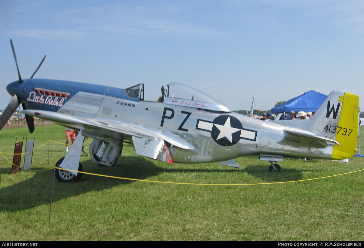 Aircraft Photo of N5551D / 413737 | North American P-51D Mustang | USA - Air Force | AirHistory.net #52130