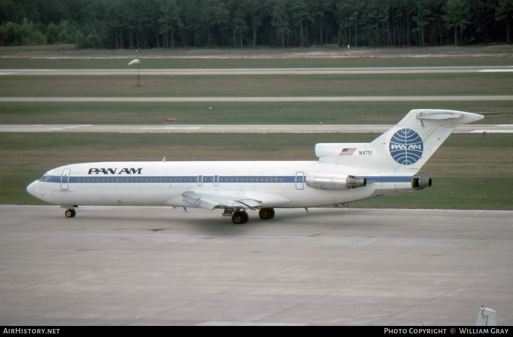 Aircraft Photo of N4751 | Boeing 727-235 | Pan American World Airways - Pan Am | AirHistory.net #52172
