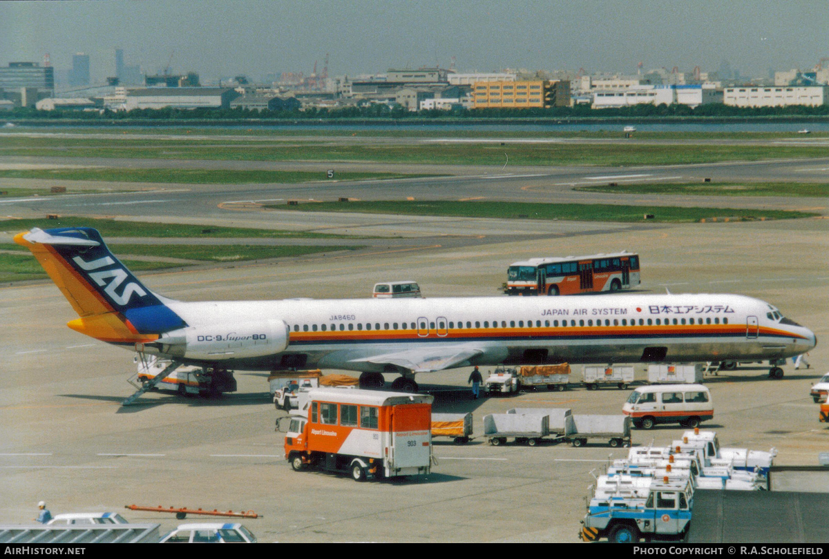 Aircraft Photo of JA8460 | McDonnell Douglas MD-81 (DC-9-81) | Japan Air System - JAS | AirHistory.net #52180