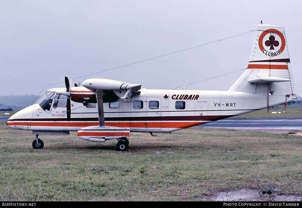 Aircraft Photo of VH-WRT | GAF N-22B Nomad | Clubair | AirHistory.net #52200