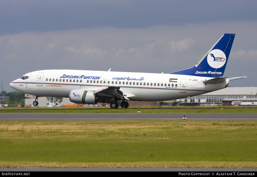 Aircraft Photo of JY-JAD | Boeing 737-322 | Jordan Aviation - JATE | AirHistory.net #52206