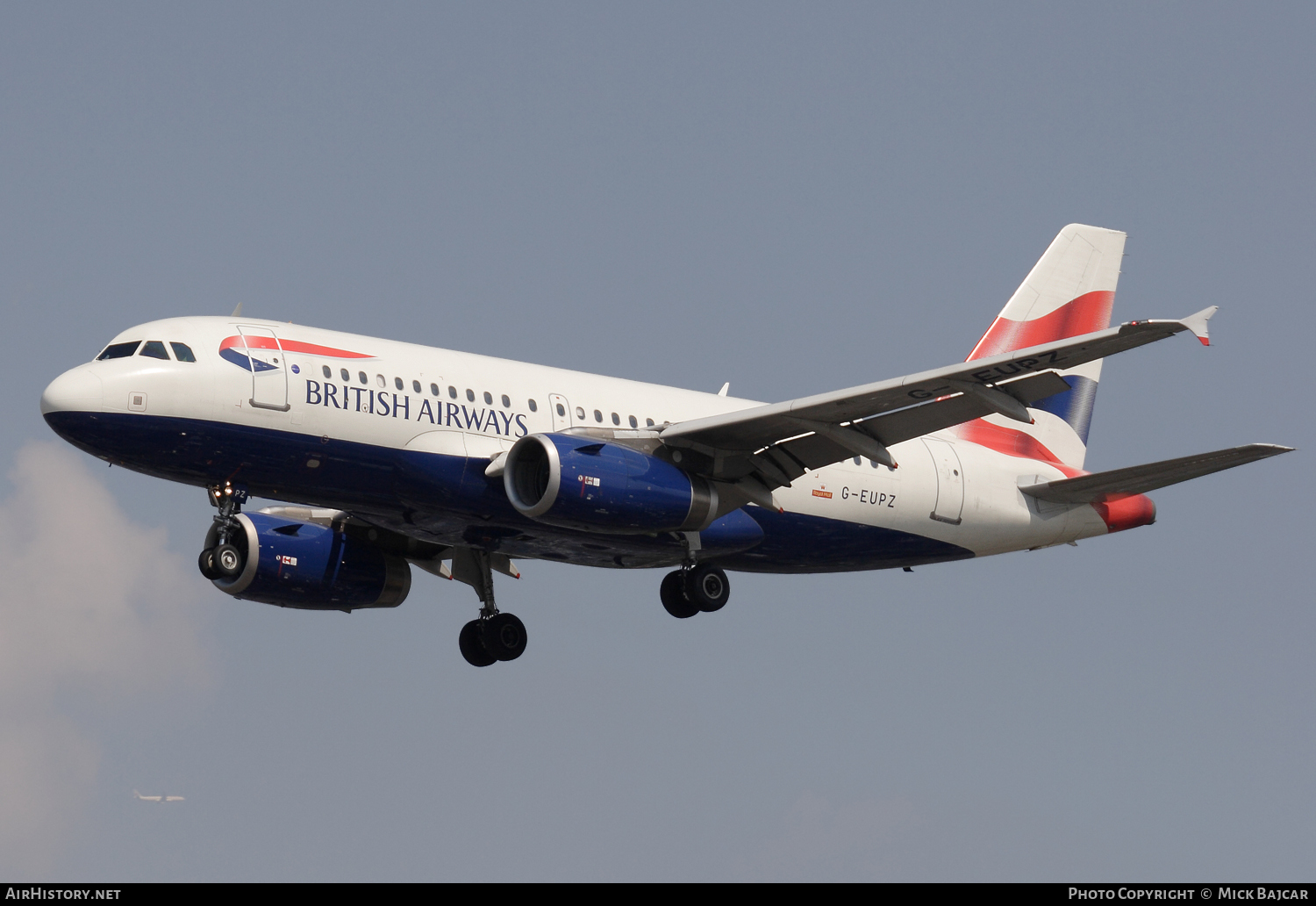 Aircraft Photo of G-EUPZ | Airbus A319-131 | British Airways | AirHistory.net #52229