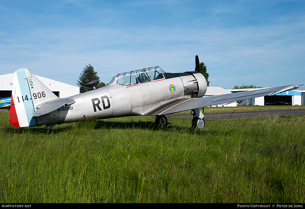 Aircraft Photo of F-AZRD / 114906 | North American AT-6D Harvard III | France - Air Force | AirHistory.net #52230