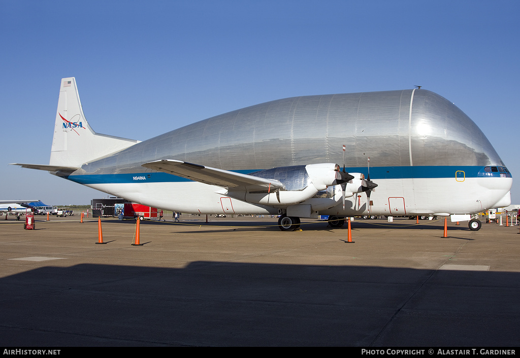 Aircraft Photo of N941NA | Aero Spacelines 377SGT Super Guppy Turbine | NASA - National Aeronautics and Space Administration | AirHistory.net #52234