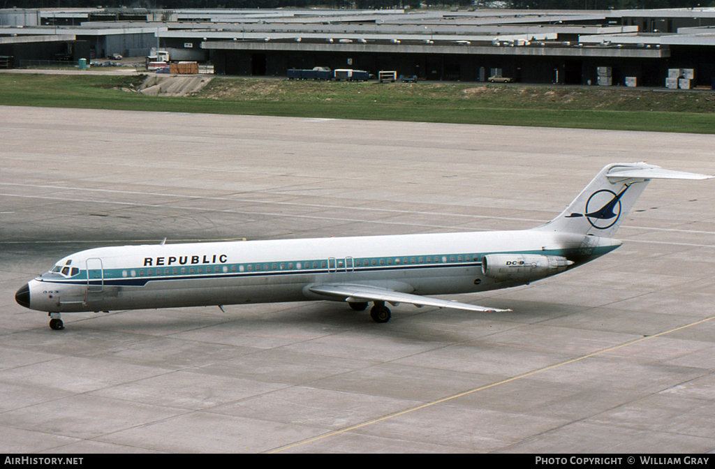 Aircraft Photo of N772NC | McDonnell Douglas DC-9-51 | Republic Airlines | AirHistory.net #52247
