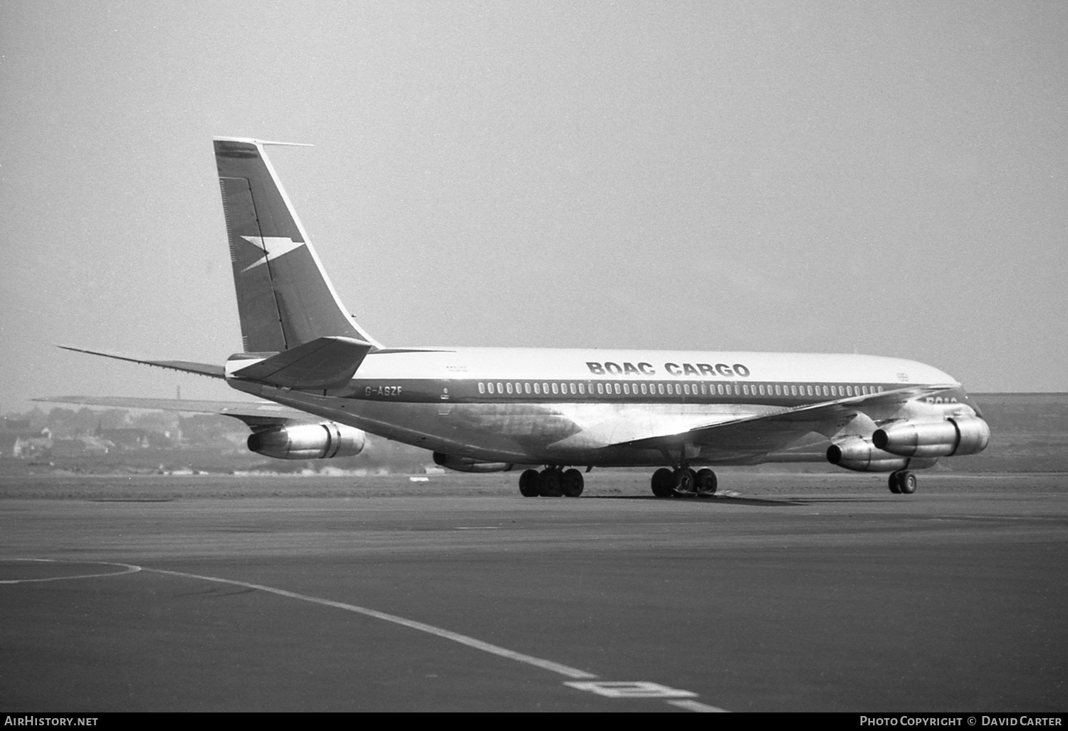 Aircraft Photo of G-ASZF | Boeing 707-336C | BOAC Cargo | AirHistory.net #52251