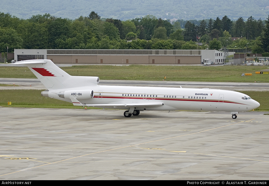 Aircraft Photo of A9C-BA | Boeing 727-2M7/Adv(RE) Super 27 | Bahrain Royal Flight | AirHistory.net #52265