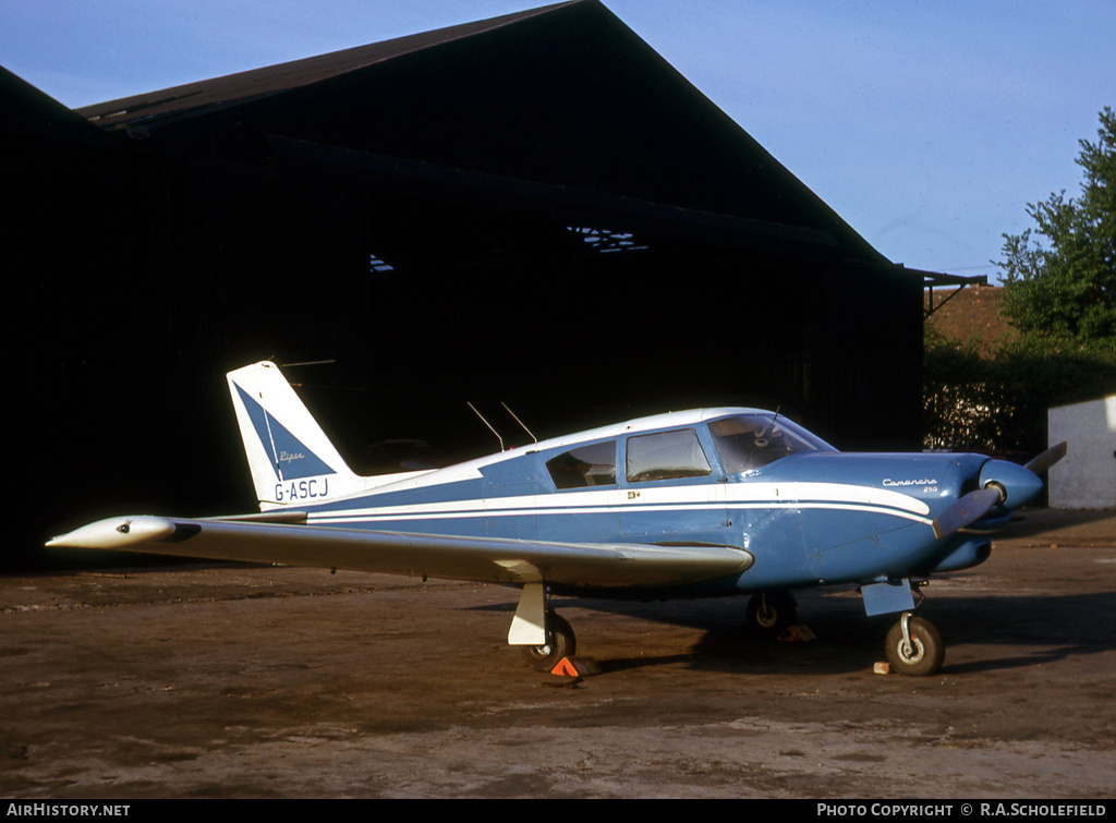 Aircraft Photo of G-ASCJ | Piper PA-24-250 Comanche | AirHistory.net #52284