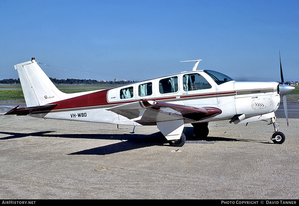 Aircraft Photo of VH-WBO | Beech A36 Bonanza 36 | AirHistory.net #52344