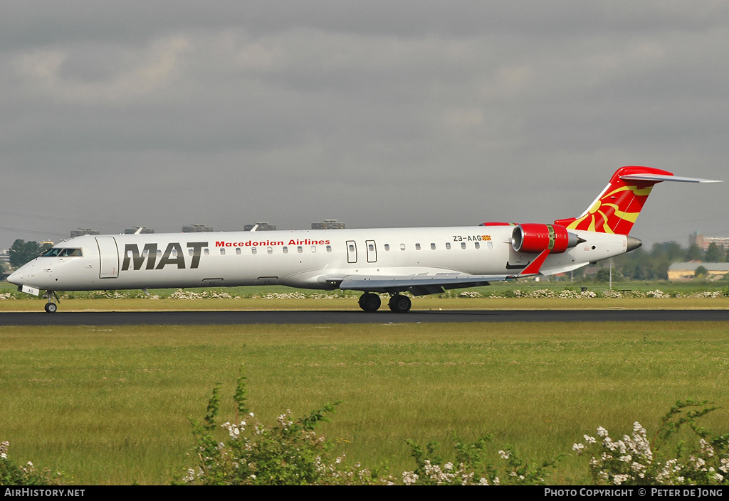 Aircraft Photo of Z3-AAG | Bombardier CRJ-900 (CL-600-2D24) | MAT - Macedonian Airlines | AirHistory.net #52361