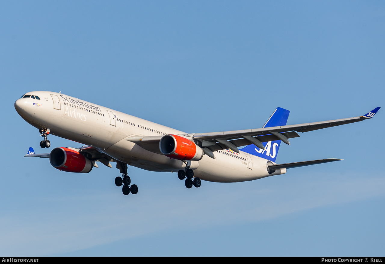 Aircraft Photo of LN-RKN | Airbus A330-343 | Scandinavian Airlines - SAS | AirHistory.net #52372