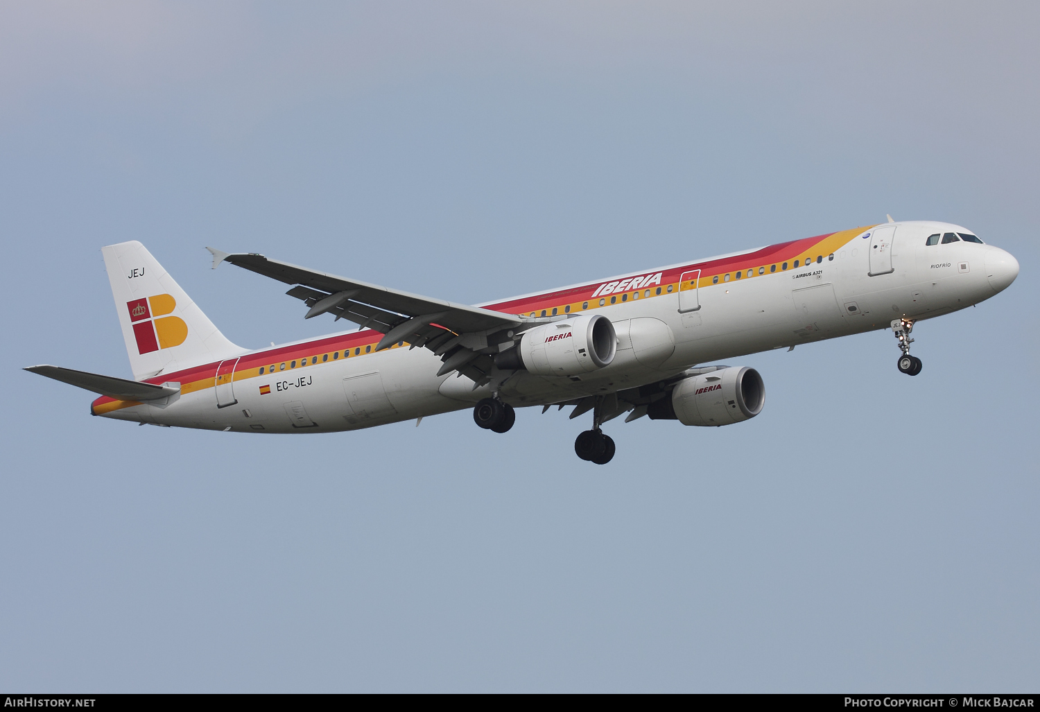 Aircraft Photo of EC-JEJ | Airbus A321-213 | Iberia | AirHistory.net #52402