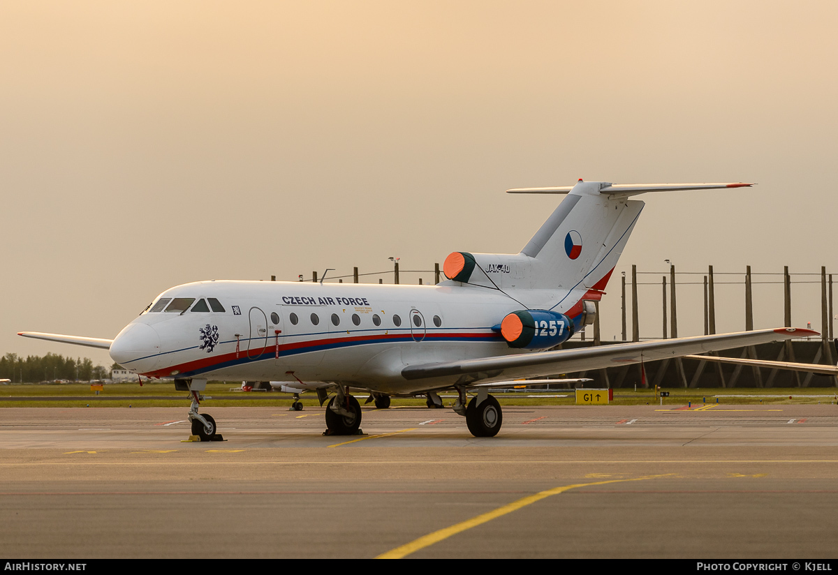 Aircraft Photo of 1257 | Yakovlev Yak-40K | Czechia - Air Force | AirHistory.net #52409