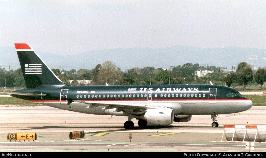Aircraft Photo of N704US | Airbus A319-112 | US Airways | AirHistory.net #52410