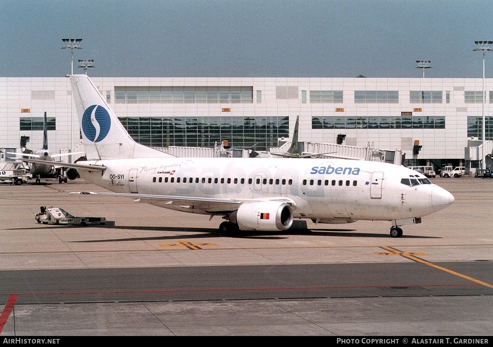 Aircraft Photo of OO-SYI | Boeing 737-529 | Sabena | AirHistory.net #52459