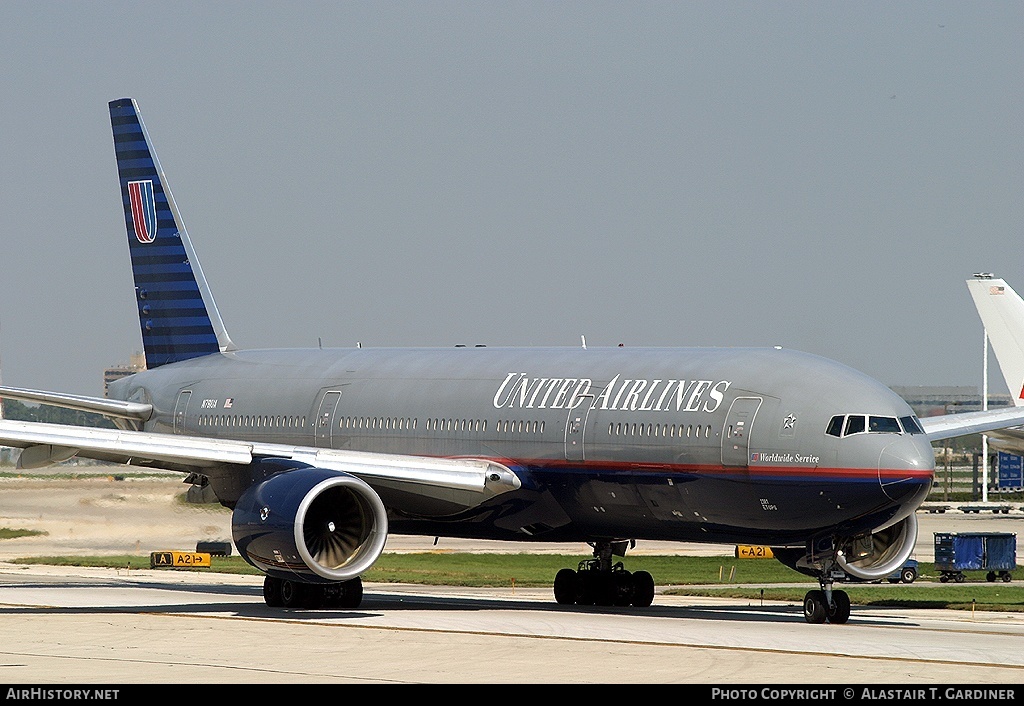 Aircraft Photo of N781UA | Boeing 777-222 | United Airlines | AirHistory.net #52466