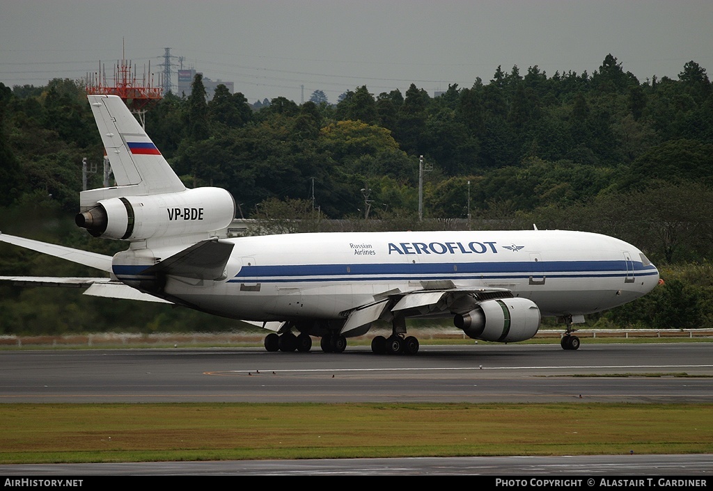 Aircraft Photo of VP-BDE | McDonnell Douglas DC-10-40(F) | Aeroflot - Russian Airlines | AirHistory.net #52482
