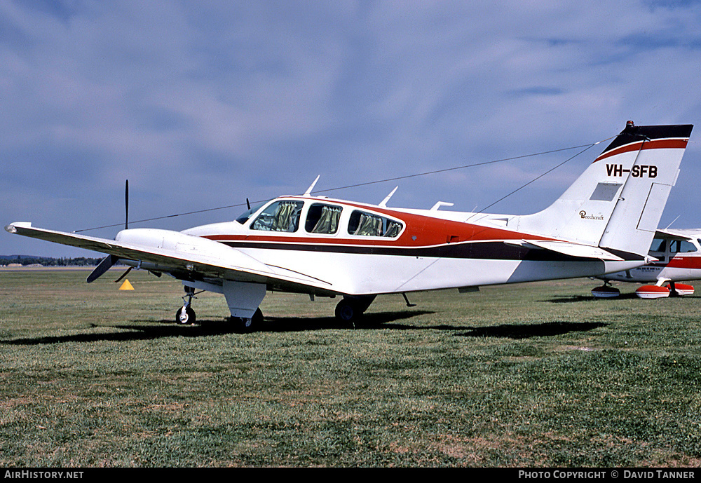 Aircraft Photo of VH-SFB | Beech B55 Baron (95-B55) | AirHistory.net #52492