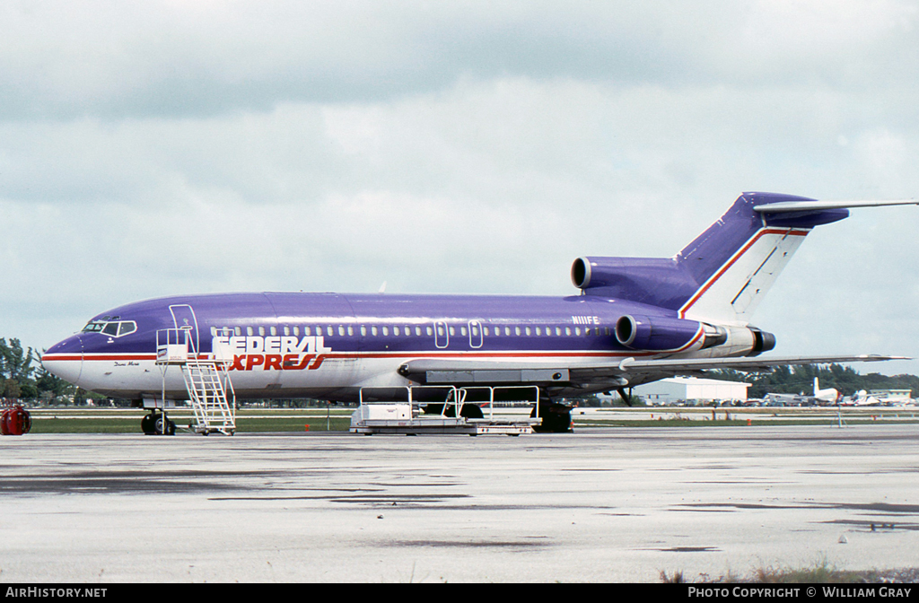 Aircraft Photo of N111FE | Boeing 727-22C | Federal Express | AirHistory.net #52521