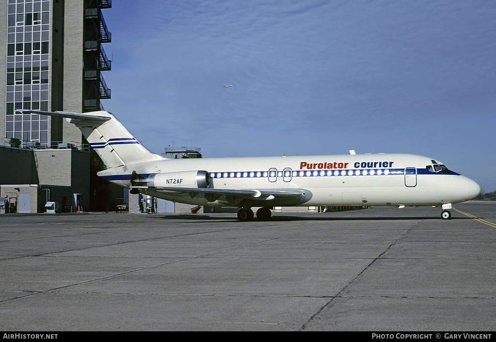 Aircraft Photo of N72AF | McDonnell Douglas DC-9-15RC | Purolator Courier | AirHistory.net #52546