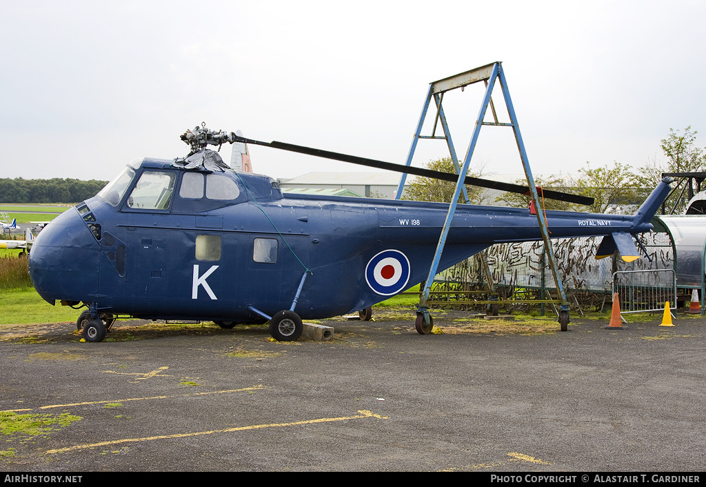 Aircraft Photo of WV198 | Sikorsky Whirlwind HAR21 (S-55D) | UK - Navy | AirHistory.net #52548