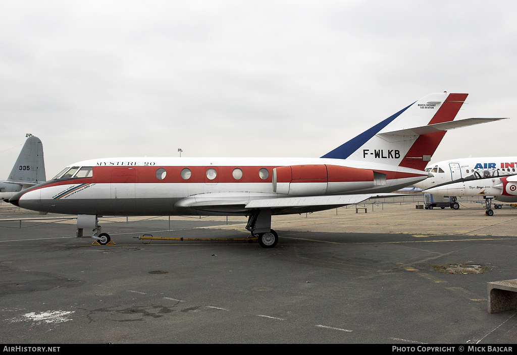 Aircraft Photo of F-WLKB | Dassault Falcon 20 | AirHistory.net #52552