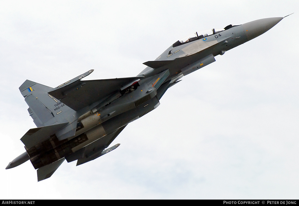 Aircraft Photo of M52-04 | Sukhoi Su-30MKM | Malaysia - Air Force | AirHistory.net #52573