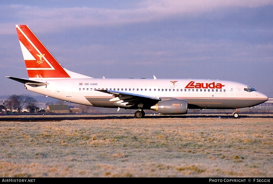 Aircraft Photo of OE-LNO | Boeing 737-7Z9 | Lauda Air | AirHistory.net #52597