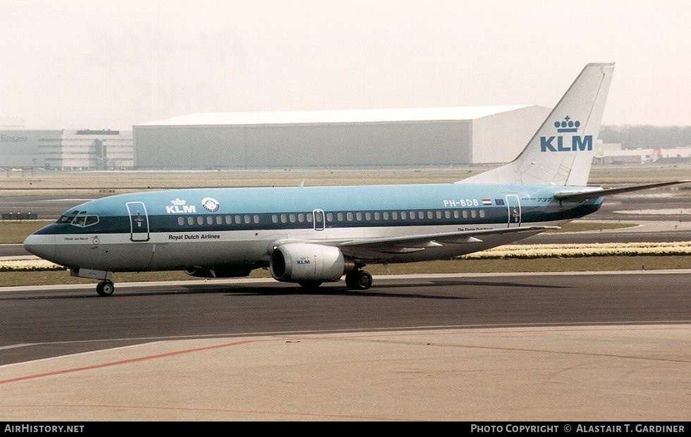 Aircraft Photo of PH-BDB | Boeing 737-306 | KLM - Royal Dutch Airlines | AirHistory.net #52602