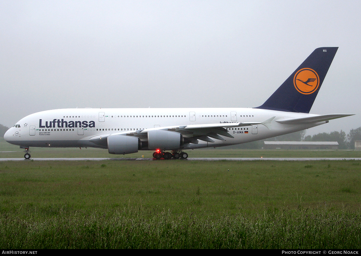 Aircraft Photo of D-AIMA | Airbus A380-841 | Lufthansa | AirHistory.net #52638