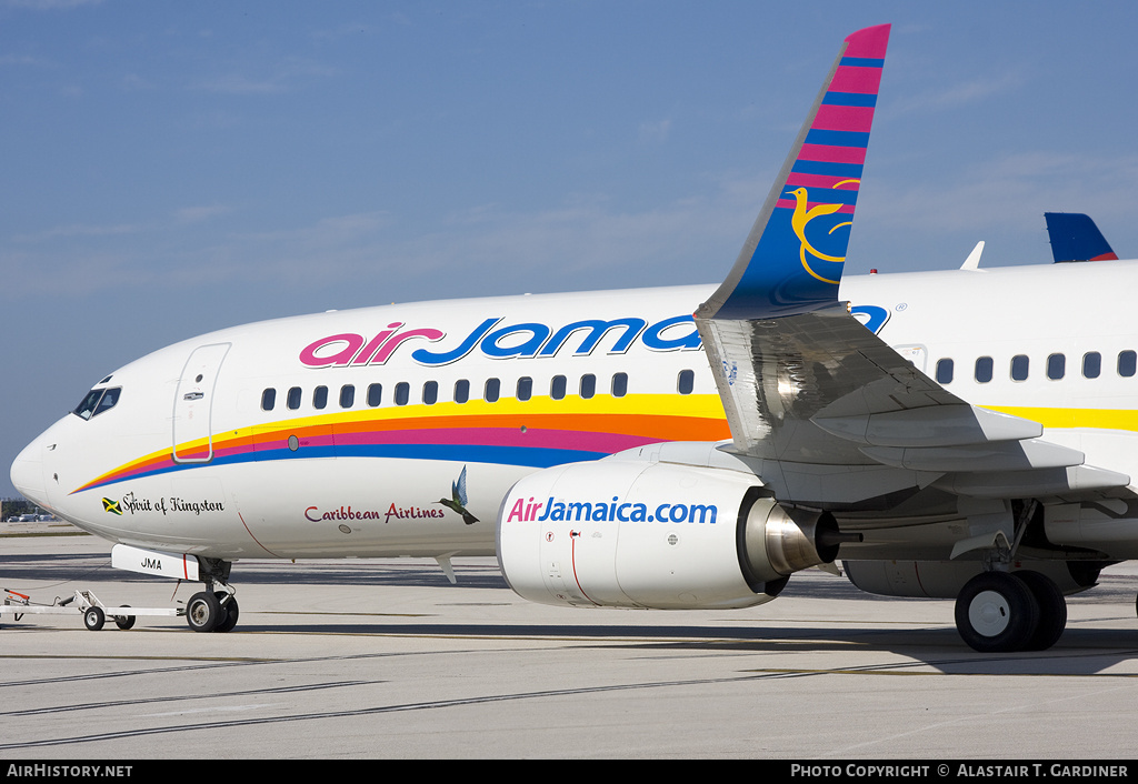Aircraft Photo of 9Y-JMA | Boeing 737-8Q8 | Air Jamaica | AirHistory.net #52649