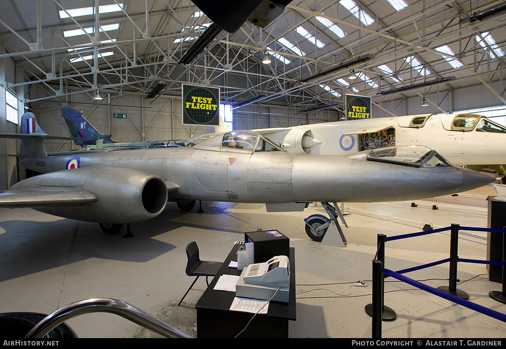 Aircraft Photo of WK935 | Gloster Meteor F8 (Prone) | UK - Air Force | AirHistory.net #52665