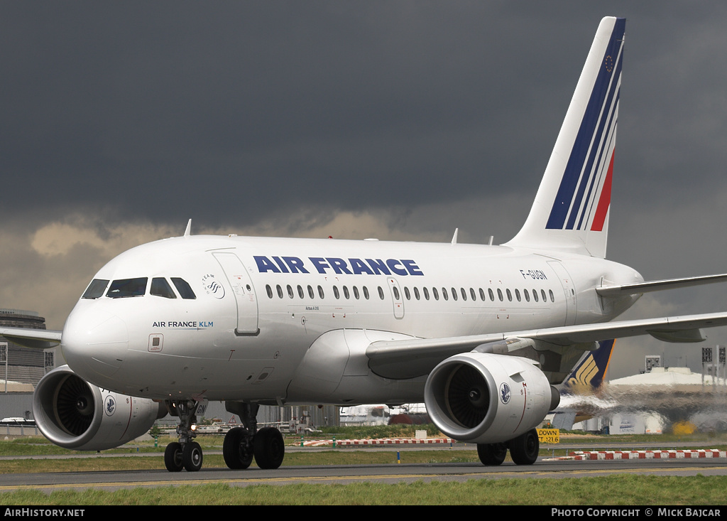Aircraft Photo of F-GUGN | Airbus A318-111 | Air France | AirHistory.net #52668