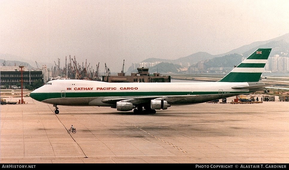 Aircraft Photo of VR-HVY | Boeing 747-236F/SCD | Cathay Pacific Airways Cargo | AirHistory.net #52679