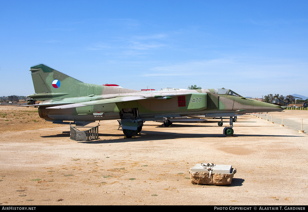 Aircraft Photo of 5477 | Mikoyan-Gurevich MiG-23BN | Czechoslovakia - Air Force | AirHistory.net #52692