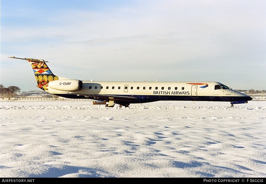 Aircraft Photo of G-EMBF | Embraer ERJ-145EU (EMB-145EU) | British Airways | AirHistory.net #52704