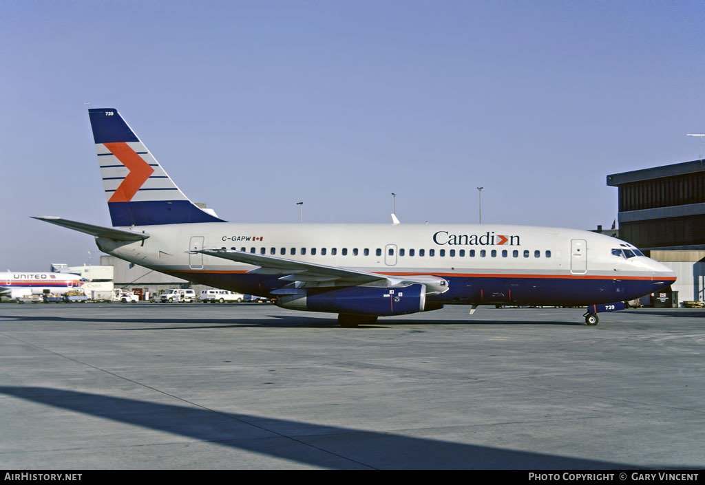 Aircraft Photo of C-GAPW | Boeing 737-275 | AirHistory.net #52706