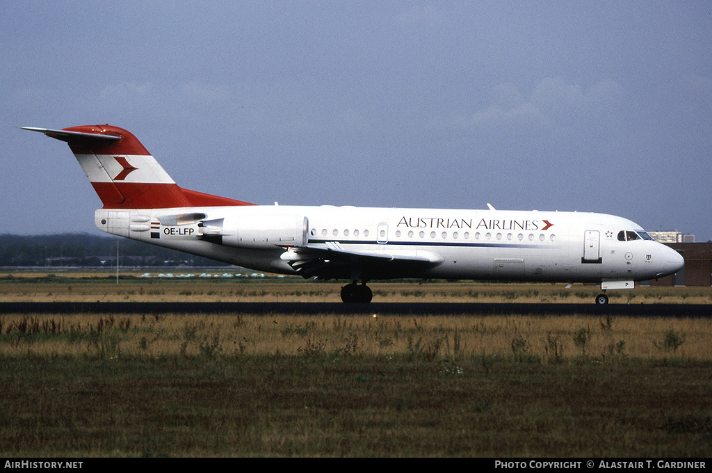 Aircraft Photo of OE-LFP | Fokker 70 (F28-0070) | Austrian Airlines | AirHistory.net #52717