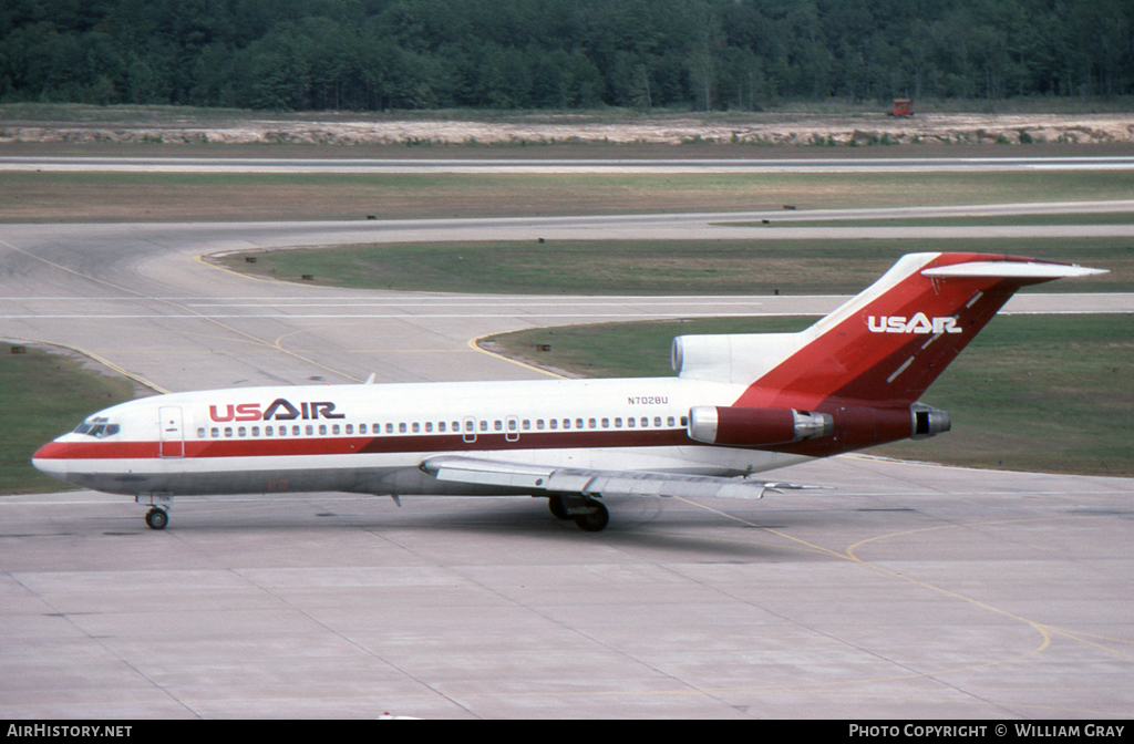 Aircraft Photo of N7028U | Boeing 727-22 | USAir | AirHistory.net #52739