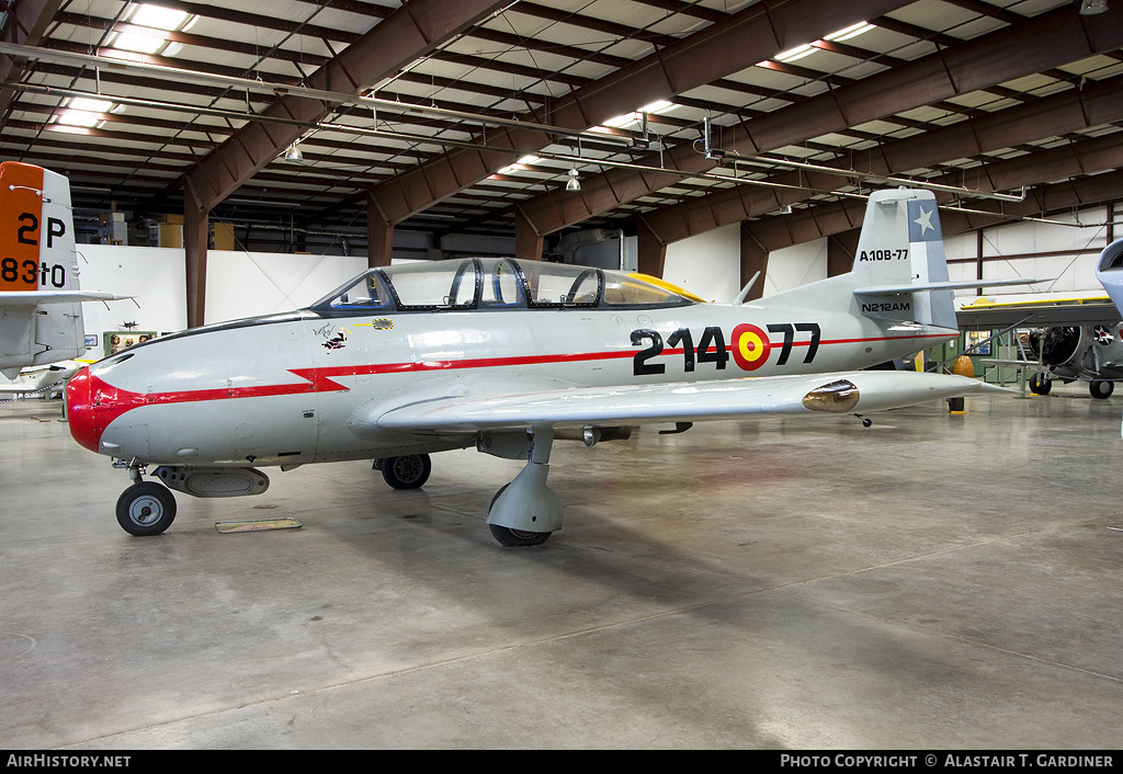 Aircraft Photo of N212AM / A10B-77 | Hispano HA-200A Saeta | AirHistory.net #52741