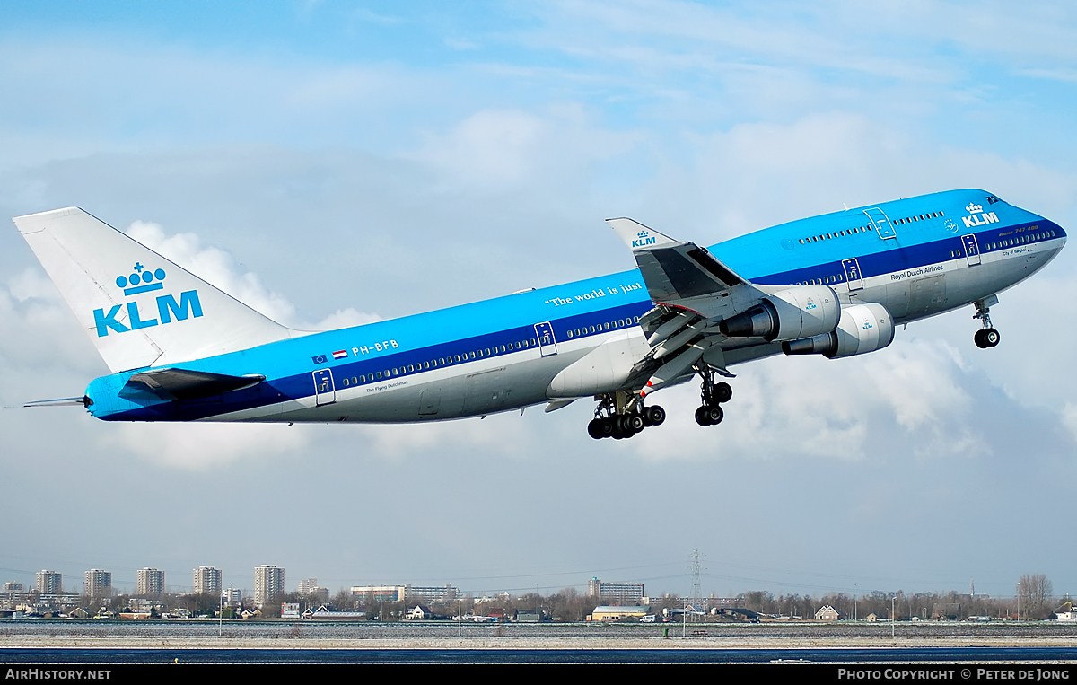 Aircraft Photo of PH-BFB | Boeing 747-406 | KLM - Royal Dutch Airlines | AirHistory.net #52756
