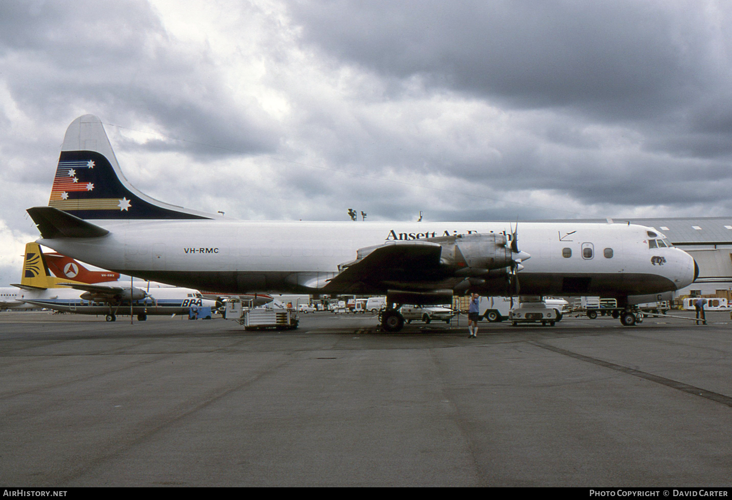 Aircraft Photo of VH-RMC | Lockheed L-188A(F) Electra | Ansett Air Freight | AirHistory.net #52757