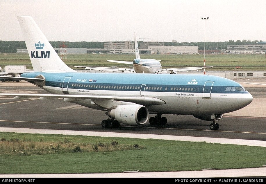 Aircraft Photo of PH-AGF | Airbus A310-203 | KLM - Royal Dutch Airlines | AirHistory.net #52762