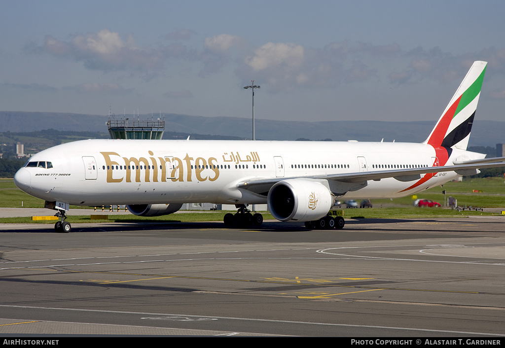 Aircraft Photo of A6-EBT | Boeing 777-31H/ER | Emirates | AirHistory.net #52769